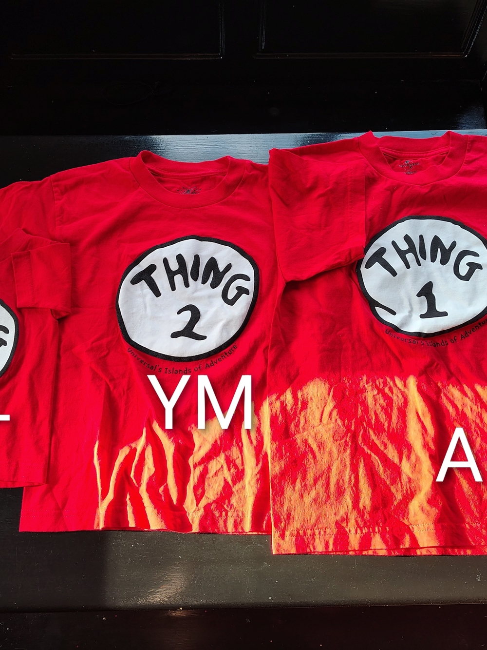 Red "Thing 1,2,4"  T-Shirt Dr.Suess